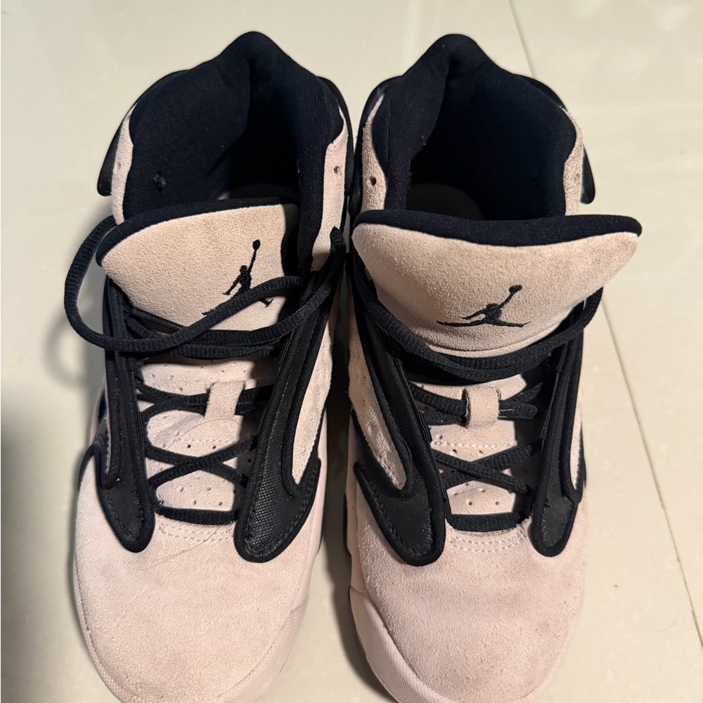 Jordan High-Top Sneakers in Pink and Black